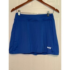 Baleaf  Athletic Pull On Blue Mini Skort Golf Tennis Skirt Size Medium